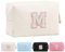 Borsa per Cosmetici per Donna, Beauty case Personalizzato Dalla A alla Z, Borsa per Cosmetici per Sposa e Damigella,Regalo per la migliore Amica,M
