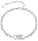 BMMYE Armband Silber 925 Damen,Hypoallergen Armband Silber,Damen Unendlich Armbands Eingelegt AAAA+ Kubik Zirkonia
