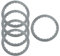 sourcing map Lot de 5 protections de pieds de tabouret de bar en silicone antidérapant pour pieds de chaise de 36,8 cm à 41,9 cm, coussinets de base ronds pour protéger le sol en bois, sans rayures,
