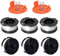 CHIHOLEN Bobine Fil Coupe Bordure Compatible avec Black+Decker A6481 A6485 AF-100 AF-100-3ZP,Convient pour ST5530-GB GLC3630L20-GB STC1820PC-GB BESTA530-GB BESTA525-GB(6 Bobine+2 Couvercle+2 Ressort)