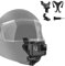 Motorradhelm-Halterung für GoPro Hero 13/12/11/10/9/8/7/6/5/4, Insta360 Ace Pro/2 X4 X3, DJI OSMO Action 5 Pro Action 4/3, rutschfestes Silikon, Action-Kamera Zubehör