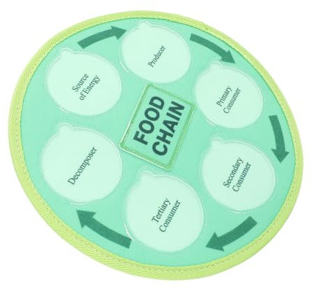 Hiraith Lebenszyklusspielzeug, Ökosystem -Lernsatz, Unterhaltsame Erforschung von Vorschulkindern mit Filzmaterial, Ideal für Meeres-, Zoo-, Wald- und Arktische Tierewissenschaft