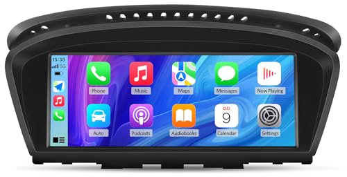 AWESAFE Linux Autoradio écran Tactile de 8,8 Pouces compatibles pour BMW Série 5, E60, E61, E63, E64, Série 3 E90, E91, E92, avec Carplay/Android Auto Bluetooth/USB/CCC système