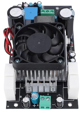 VELATEMOR Placa Amplificadora de Potencia HiFi Clase D de 1000 W, Placa Amplificadora Digital de Salida Dual 1000 W 2X, de Precisión de CC A CA Aislado 24 V 4 A 5 V 1 A