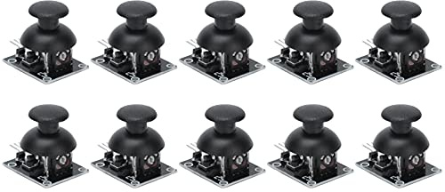 Oumefar Joystick-Sensormodul-Set mit 10 Ersatz-X-Y-Doppelachsen für | PS2-Ferninteraktionsspaß für Enthusiasten [Not Machine Specific]