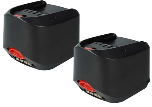 vhbw 2X Akku kompatibel mit Bosch UniversalLamp 18, UniversalImpact 18 Werkzeug, Akku-Gartengerät (5000 mAh, Li-Ion, 18 V)