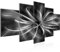 Runa Art - Bilder Abstrakt 200 x 100 cm 5 Teilig XXL Wanddekoration Design Schwarz Weiss 100051c