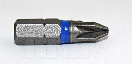 HKB ® 5 Stück Pozidriv Bits, S2 PZ2, 1/4 x 25mm, Hochleistungsstahl, Hersteller HKB ®, Artikel-Nr. 50503