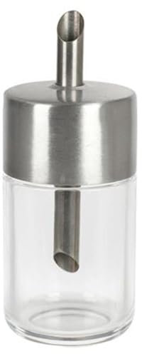 1a-Handelsagentur Edelstahl Zuckerstreuer 240ml Zuckerdosierer Zuckerspender Zuckerdose Acrylglas