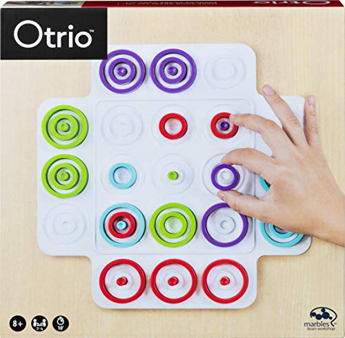 Marbles Otrio LE – Strategiebasiertes Brettspiel für 2-4 Spieler ab 6 Jahren