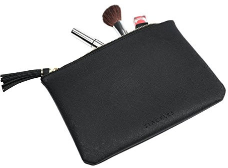 Stackers Black Pouch Bag