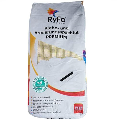 RyFo Colors WDVS Klebe- und Armierungsspachtel Premium Weiß 25kg - Klebespachtel, Armierungsmörtel, universelle Armierung für EPS VWS