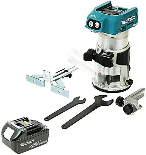 Makita DRT50ZX4 18V Brushless Router/Trimmer with 1 x 6Ah Battery