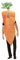 Smiffys Christmas Carrot Costume, Orange with Tabard, Christmas Adult Fancy Dress, Food/Drink Dress Up Costumes