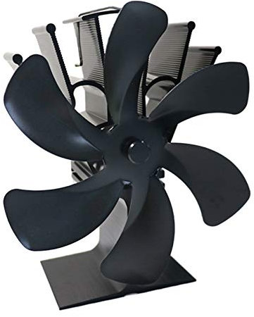 Fenteer 6 holzofen kamin ventilator stille strom zirkuliert warme/beheizte luft ofen ventilator für gas/pellet/holz/log-öfen