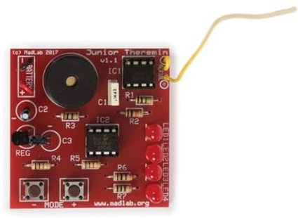 Whadda Lötbausatz, DIY, Madlab Elektronik-Kit, Junior Theremin, Musik machen mit Handbewegungen, lehrreich und unterhaltsam