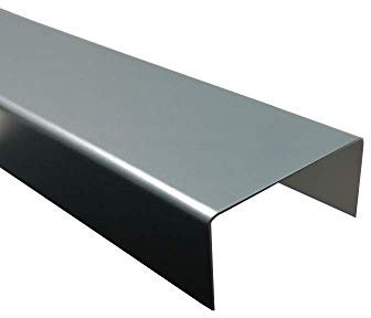 U Profil Alu Anthrazit, 1000mm U-Profil Dekor außen 20x40x20 mm Schenkelinnenmaß aus Alu Ral7016 Anthrazitgrau 0,8 mm stark U Leiste Ral 7016,Winkelblech,