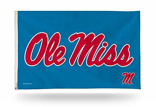 Mississippi Ole Miss Blue Eckflagge, 90 x 150 cm