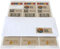 1000 Etiketten braun mit Druck Logo farbig Adressetiketten Bogen 30x64mm