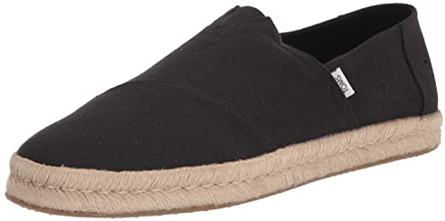 TOMS Men's Joshua Oxford, Black Flecked Tweed, 39 EU