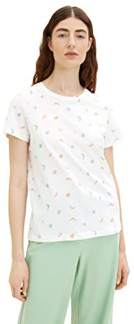 TOM TAILOR Damen Sommer T-Shirt aus Baumwolle