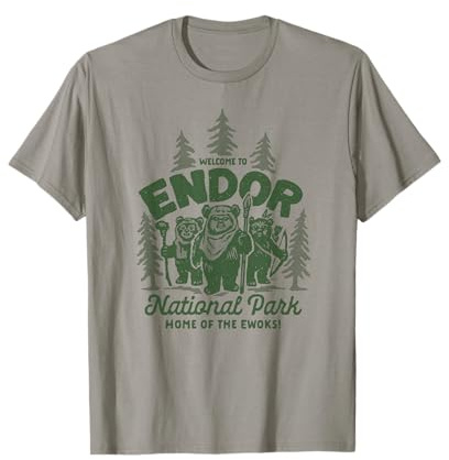 Star Wars Travel Vacation Endor National Park Ewoks T-Shirt