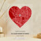Transparent Gift Placa Personalizada con Textos y Ubicación Mapa del Amor. Regalos Originales para Parejas, Amigos o Familiares. Regalo para San Valentín, Cumpleaños. Placas Personalizadas Metacrilato