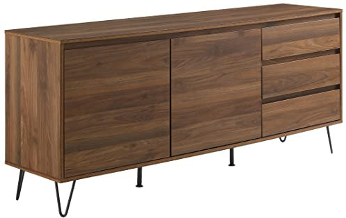 Crosley Furniture Teagan - Aparador de almacenamiento de discos