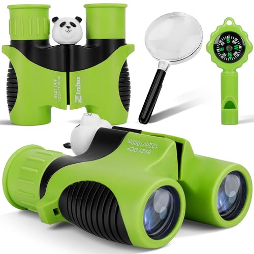 Fernglas für Kinder, Spielzeug für 3–12 Jahre alte Mädchen und Jungen, Vogelbeobachtung, Wandern, 4, 5, 6, 7, 8, 9 Jahre, Mädchen, Jungen, Weihnachten, Geburtstagsgeschenke, Outdoor-Spielzeug