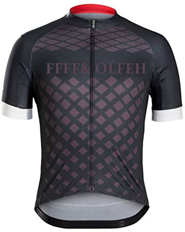 Herren Mountainbike MTB Top Kurzarm Atmungsaktiv Bequem Weich Feuchtigkeitstransport Radtrikot T-Shirt Funktionsshirt Schnell Trocknen Stoff für Radsport Outdoor Sport (AZ6,M)