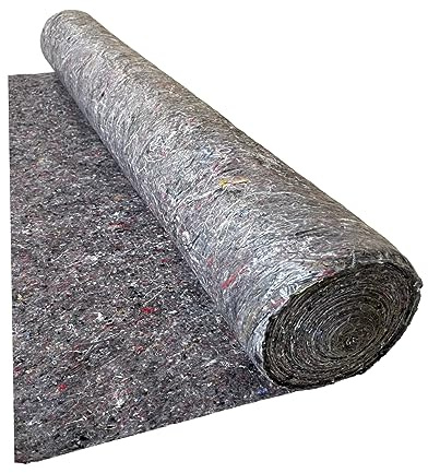 Feltro Protettivo Assorbente Antiscivolo Multiuso per Pavimento 210 gr/mq per pittura (1x25 metri)