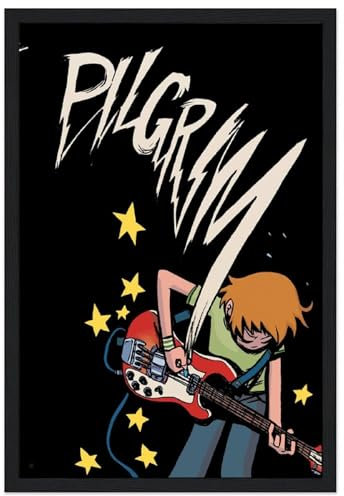 V BY N Scott Pilgrim Vs The World Poster Vintage Art Cover Room Decor Aesthetic Bedroom Decor Canvas Poster For Bedroom 12x18inch(30x45cm) Style