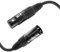 ETEC, cavo XLR, cavo microfonico, da XLR maschio a XLR femmina, cavo di collegamento XLR, nero, 5,00 m
