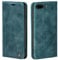 LBH Handyhülle für Apple iPhone 7 Plus / 8 Plus in Petrol Blau mit Karten- und Geldfach Smartphone Hülle mit Standfunktion Flip Case Schutzhülle Magnetverschluss Vintage