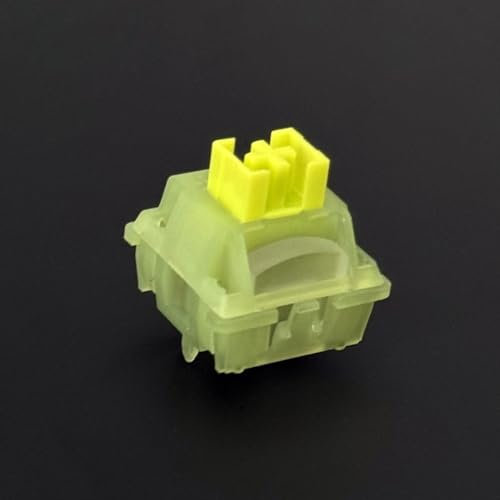 DucKey Outemu Honey Peach/Lime Switch V3, 5Pin Vorgeschmierter Leiser Linearer/Taktiler Schalter für Mechanische Tastatur (Color : Tactile Lime, Size : 70PCS)