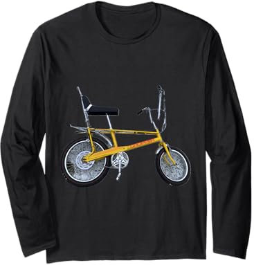 Fizzy Lemon Raleigh Chopper Bike Retro bike MK2 1970s Long Sleeve T-Shirt