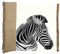 MACOSA U144268 Deko-Kissen Zebra oder Elefant 30 x 50 cm 45 x 45 cm Beige Grau inkl. Füllung Sofakissen Afrika Dekokissen mit Reißverschluss Zierkissen Deko Couchkissen (45 x 45 cm)