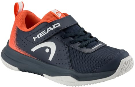 HEAD Sprint 4.0 Kids Sneaker, Dark Blue/red, 2.5 UK