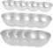JEWEDECO Halbkreis-backform Halbkugel-form-set 12-teilig Badesalz-formen Für Einfaches Entformen