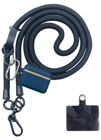 Thick Rope Cell Phone Lanyard - Durablee Travel Neck Strap With Metal Clasp, Adjustable Crossbodys Holder | Anti-Drop Phone Leashs For Hiking, Outdoor Walking, Safety Gear For Smartphones