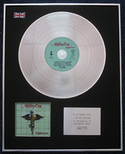 Century Presentations CD Platin LP Disc Motley Crue, limitierte Auflage