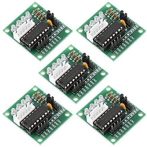 Akozon Stepper Motor Schrittmotor 5 Stück/Set ULN2003 Treiber Board Schrittmodul für 4 Phrase Schrittmotor