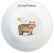 Doriantrade Kinder Müslischale Breischale Schale Porzellan Tiermotive personalisierbar mit Wunschname Name Kindergeschirr mit Namen personalisiert (Nilpferd)