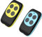 SALPIE Telecomando Cancello Universale Autoapprendimento con Frequenza 433 Mhz Codice Fisso Batteria Inclusa (Set 2 pz.)