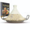 Tajine Set Kochbuch + Tajine Ø 34 cm Marokkanische Royal Tajin Tagin Tagine Keramik Induktion