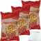 Jeden Tag Popcorn karamellisiert 3er Pack (3x200g Packung) + usy Block