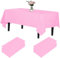 Newthinking Einweg Party Tischdecken, Rechteckig, 137 x 274 cm, 4 Stück, Kunststoff-Tischdecke für Party, Hochzeit, Grillen,Picknick, Weihnachten (Rosa)