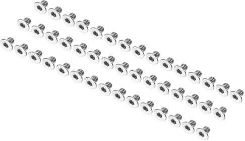 PATIKIL M3 x 4 mm Flat Head Socket Cap Screws, 100 Pack 304 Stainless Steel 18-8 Machine Screws Flat Countersunk Bolts Hex Socket Drive Full Thread Grade 6.8