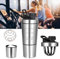 CINY Protein Shaker Bottle 600ml, Protein Shaker Bottle mit Aufbewahrung und Mixball, Gym Shaker Bottle, breiter Aufbewahrungs-Schüttelbecher mit Griff, perfekt für Protein Shakes und Pre Workout