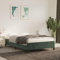 LAPOOH Bettgestell ohne Matratze Dunkelgrün 120x200 cm Samt, Bett, Bed Frame, Familienbett, Bettrahmen, Bett Gestell, Bett Rahmengestell, Schlafzimmer Bett - 347315